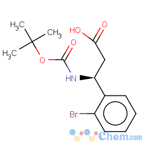 CAS No:500770-75-2 boc-(s)-3-amino-3-(2-bromo-phenyl)-propionic acid