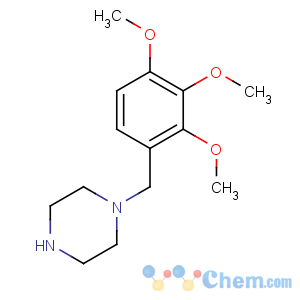 CAS No:5011-34-7 1-[(2,3,4-trimethoxyphenyl)methyl]piperazine