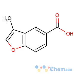 CAS No:501892-99-5 3-methyl-1-benzofuran-5-carboxylic acid