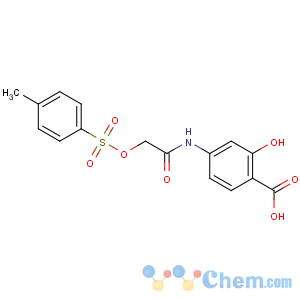 CAS No:501919-59-1 2-hydroxy-4-[[2-(4-methylphenyl)sulfonyloxyacetyl]amino]benzoic acid