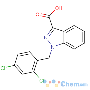 CAS No:50264-69-2 1-[(2,4-dichlorophenyl)methyl]indazole-3-carboxylic acid