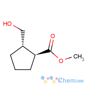 CAS No:502650-66-0 cyclopentanecarboxylic acid, 2-(hydroxymethyl)-, methyl ester, (1r,2r)-rel-