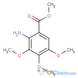 CAS No:5035-82-5 methyl 2-amino-3,4,5-trimethoxybenzoate