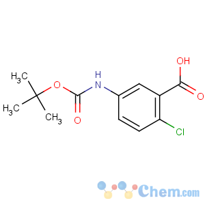 CAS No:503555-96-2 2-chloro-5-[(2-methylpropan-2-yl)oxycarbonylamino]benzoic acid