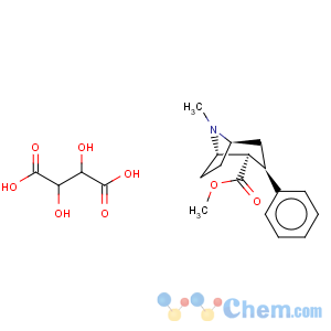 CAS No:50372-80-0 8-Azabicyclo[3.2.1]octane-2-carboxylicacid, 8-methyl-3-phenyl-, methyl ester, (1R,2S,3S,5S)-