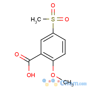 CAS No:50390-76-6 2-methoxy-5-methylsulfonylbenzoic acid