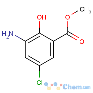 CAS No:5043-81-2 methyl 3-amino-5-chloro-2-hydroxybenzoate