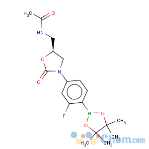 CAS No:504437-66-5 N-{(5S)-3-[3-Fluoro-4-(4,4,5,5-tetramethyl-[1,3,2]dioxaborolan-2-yl)phenyl]-2-oxo-oxazolidin-5-ylmethyl}acetamide