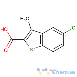 CAS No:50451-84-8 5-chloro-3-methyl-1-benzothiophene-2-carboxylic acid