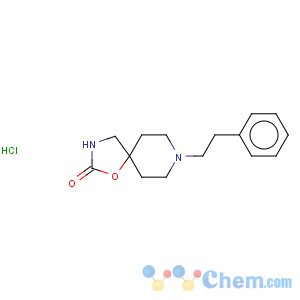 CAS No:5053-08-7 1-Oxa-3,8-diazaspiro[4.5]decan-2-one,8-(2-phenylethyl)-, hydrochloride (1:1)