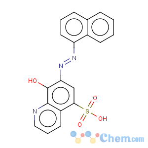 CAS No:50539-65-6 5-Quinolinesulfonicacid, 8-hydroxy-7-[2-(1-naphthalenyl)diazenyl]-