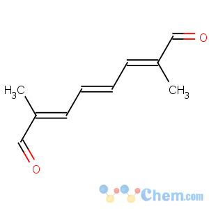 CAS No:5056-17-7 2,4,6-Octatrienedial,2,7-dimethyl-, (2E,4E,6E)-