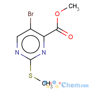 CAS No:50593-91-4 methyl 5-bromo-2-(methylsulfanyl)-4-pyrimidinecarboxylate, 97