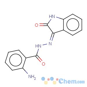 CAS No:5061-17-6 2-Amino-benzoic acid (2-oxo-1,2-dihydro-indol-3-ylidene)-hydrazide