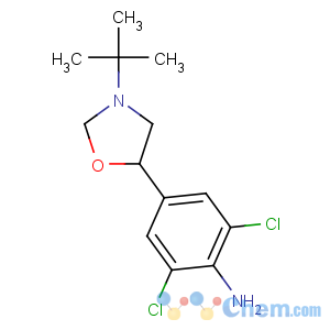 CAS No:50617-62-4 4-(3-tert-butyl-1,3-oxazolidin-5-yl)-2,6-dichloroaniline