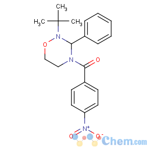 CAS No:50645-66-4 (2-tert-butyl-3-phenyl-1,2,4-oxadiazinan-4-yl)-(4-nitrophenyl)methanone
