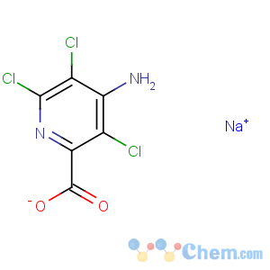 CAS No:50655-56-6 2-Pyridinecarboxylicacid, 4-amino-3,5,6-trichloro-, sodium salt (1:1)