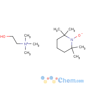 CAS No:50669-92-6 1-Piperidinyloxy,4-[(2-hydroxyethyl)dimethylammonio]-2,2,6,6-tetramethyl-