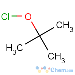 CAS No:507-40-4 tert-butyl hypochlorite