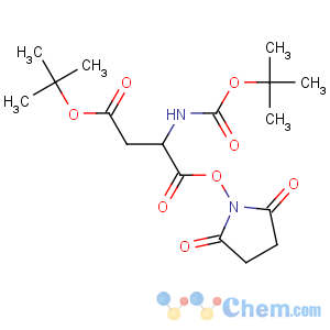 CAS No:50715-50-9 4-O-tert-butyl 1-O-(2,5-dioxopyrrolidin-1-yl)<br />(2S)-2-[(2-methylpropan-2-yl)oxycarbonylamino]butanedioate