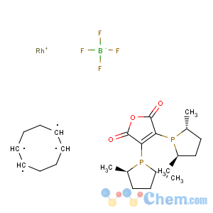 CAS No:507224-99-9 (-)-2,3-BIS[(2R,5R)-2,5-DIMETHYLPHOSPHOLANYL]MALEIC ANHYDRIDE(1,5-CYCLOOCTADIENE)RHODIUM (I) TETRAFLUOROBORATE