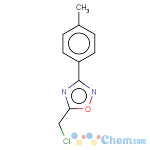 CAS No:50737-29-6 5-(chloromethyl)-3-(4-methylphenyl)-1,2,4-oxadiazole