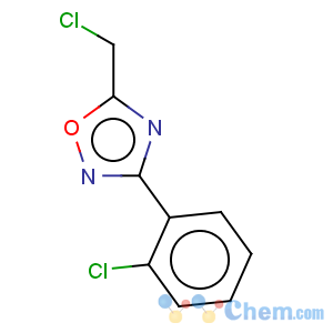 CAS No:50737-32-1 1,2,4-Oxadiazole,5-(chloromethyl)-3-(2-chlorophenyl)-