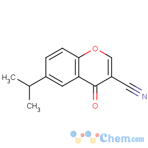 CAS No:50743-32-3 4-oxo-6-propan-2-ylchromene-3-carbonitrile
