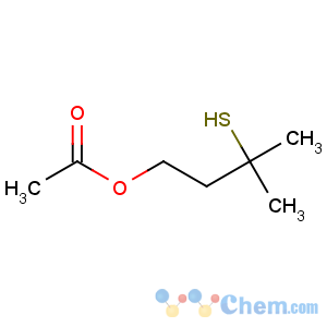 CAS No:50746-09-3 1-Butanol,3-mercapto-3-methyl-, 1-acetate