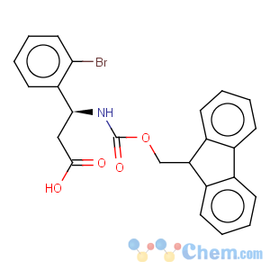 CAS No:507472-17-5 Benzenepropanoicacid, 2-bromo-b-[[(9H-fluoren-9-ylmethoxy)carbonyl]amino]-, (bS)-