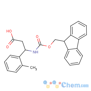 CAS No:507472-27-7 (3R)-3-(9H-fluoren-9-ylmethoxycarbonylamino)-3-(2-methylphenyl)propanoic<br />acid