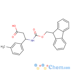 CAS No:507472-28-8 (3R)-3-(9H-fluoren-9-ylmethoxycarbonylamino)-3-(3-methylphenyl)propanoic<br />acid