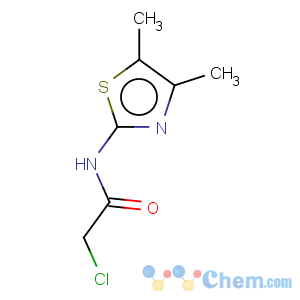 CAS No:50772-54-8 2-chloro-N-(4,5-dimethyl-1,3-thiazol-2-yl)acetamide