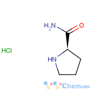 CAS No:50894-62-7 2-Pyrrolidinecarboxamide,hydrochloride (1:1), (2R)-