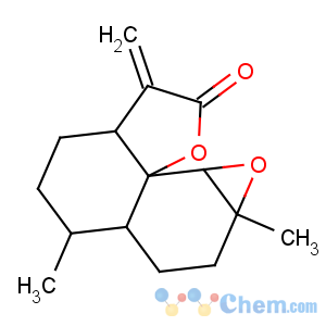 CAS No:50906-56-4 8H-Oxireno[7,8]naphtho[8a,1-b]furan-8-one,decahydro-3,5a-dimethyl-9-methylene-, (3R,3aS,5aR,6aR,6bR,9aS)-