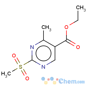 CAS No:509101-17-1 ethyl 4-methyl-2-(methylsulfonyl)pyrimidine-5-carboxylate