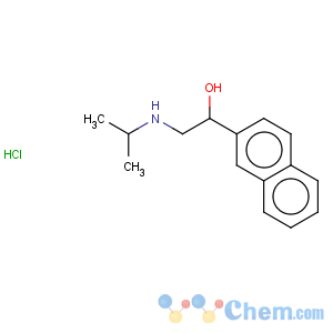 CAS No:51-02-5 2-Naphthalenemethanol, a-[[(1-methylethyl)amino]methyl]-,hydrochloride (1:1)