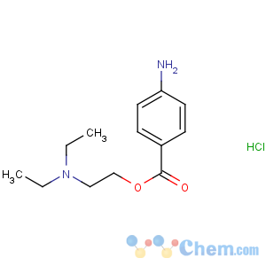 CAS No:51-05-8 2-(diethylamino)ethyl 4-aminobenzoate