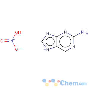 CAS No:51-16-1 1H-Purin-2-amine, mononitrate (9CI)
