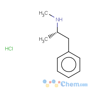 CAS No:51-57-0 Benzeneethanamine, N,a-dimethyl-, hydrochloride (1:1),(aS)-