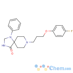 CAS No:510-74-7 8-[3-(4-fluorophenoxy)propyl]-1-phenyl-1,3,8-triazaspiro[4.5]decan-4-one