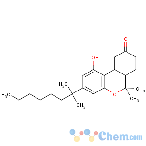 CAS No:51022-71-0 (6aR,10aR)-1-hydroxy-6,6-dimethyl-3-(2-methyloctan-2-yl)-7,8,10,<br />10a-tetrahydro-6aH-benzo[c]chromen-9-one