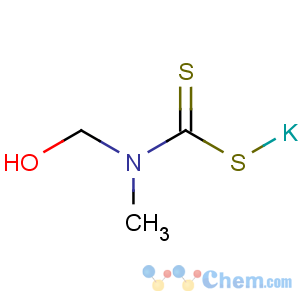 CAS No:51026-28-9 Carbamodithioic acid,(hydroxymethyl)methyl-, monopotassium salt (9CI)