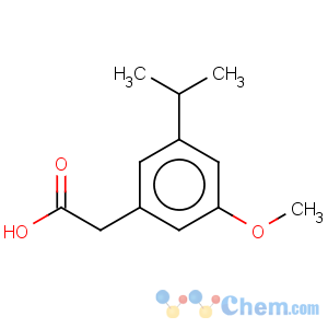 CAS No:51028-84-3 Benzeneacetic acid,3-methoxy-5-(1-methylethyl)-
