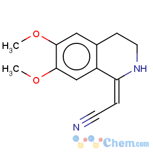 CAS No:51054-41-2 2-(6,7-dimethoxy-1,2,3,4-tetrahydroisoquinolin-1-yliden)acetonitrile