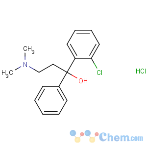 CAS No:511-13-7 1-(2-chlorophenyl)-3-(dimethylamino)-1-phenylpropan-1-ol