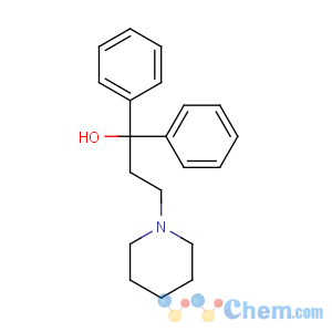 CAS No:511-45-5 1,1-diphenyl-3-piperidin-1-ylpropan-1-ol
