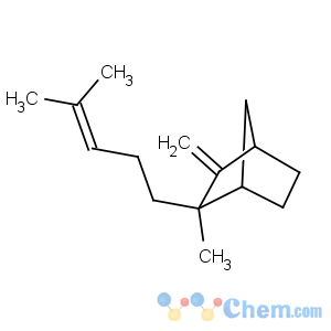 CAS No:511-59-1 3-methyl-2-methylidene-3-(4-methylpent-3-enyl)bicyclo[2.2.1]heptane