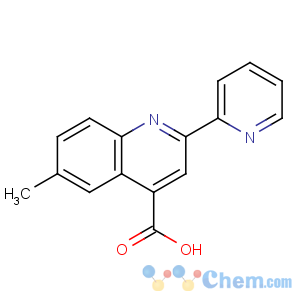 CAS No:5110-01-0 6-methyl-2-pyridin-2-ylquinoline-4-carboxylic acid