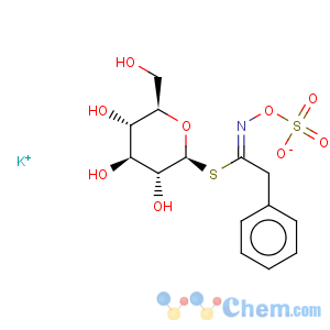 CAS No:5115-71-9 b-D-Glucopyranose, 1-thio-,1-[N-(sulfooxy)benzeneethanimidate], monopotassium salt (9CI)